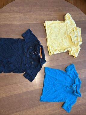Old Navy Kids Polo Trio in Yellow, Bright Blue & Navy